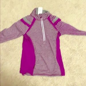 Ivivva purple striped pullover